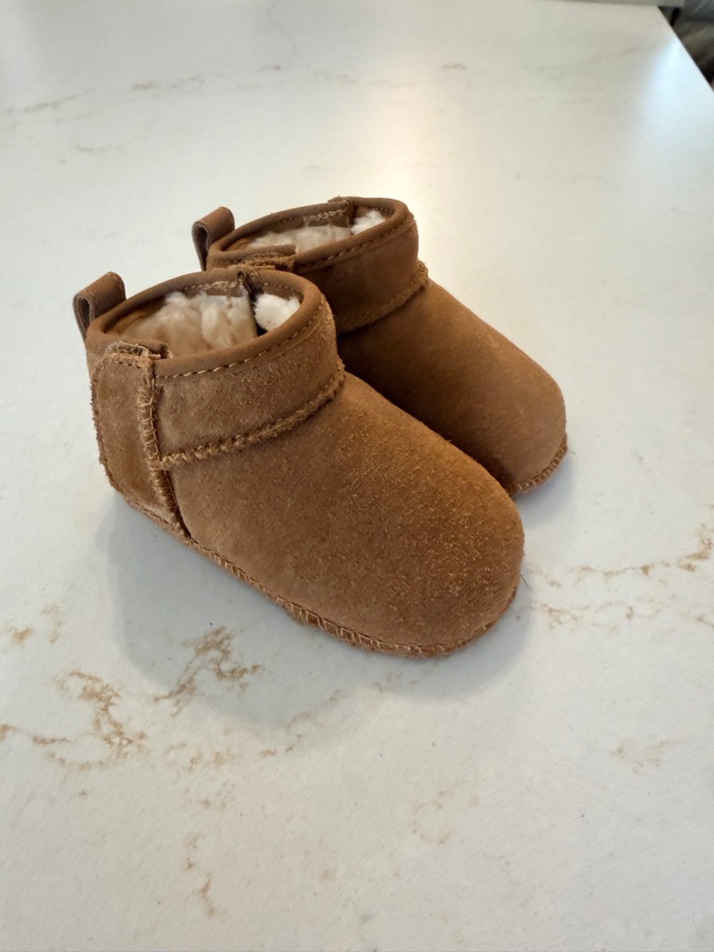 UGG Baby Booties in Chestnut- BRAND NEW WITH BOX